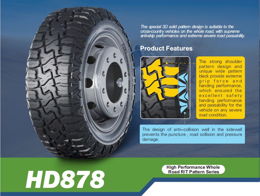 HD869 australia canada latin america mud terrain tyre mud tires mud terrain tires mud tyres  